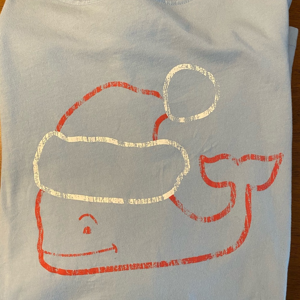 Vineyard Vines Long Sleeve Whale Santa Boys L 16